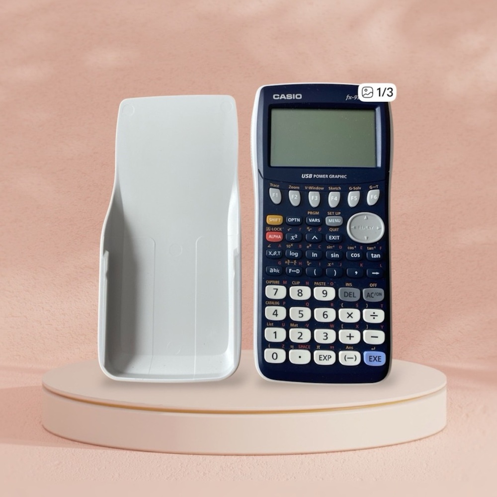 Casio fx-9750GII Blue and White USB Power Graphic Calculator